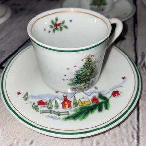 Christmas Eve by The Salem Collection replacement Cup & Saucer porcelain